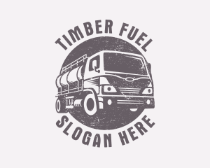 Fuel Truck Transportation logo design