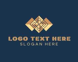 Paving - Flooring Paving Tiles logo design