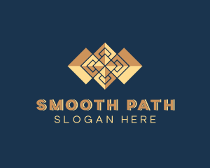 Paving - Flooring Paving Tiles logo design