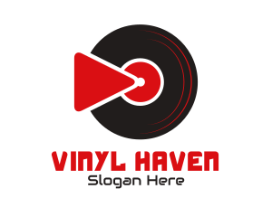 Vinyl - Vinyl Media Player logo design