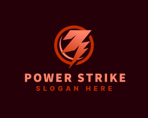 Thunderbolt - Electric Thunderbolt Power logo design