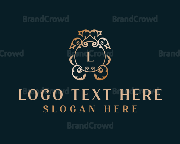 Elegant Floral Wedding Logo