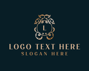 Elegant Floral Wedding Logo