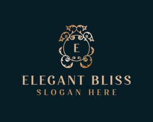Elegant Floral Wedding logo design
