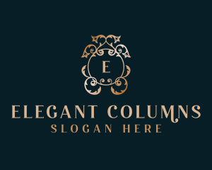 Elegant Floral Wedding logo design