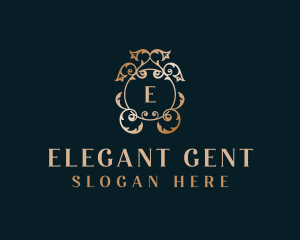 Elegant Floral Wedding logo design