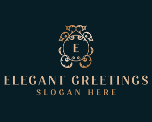 Elegant Floral Wedding logo design