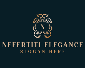 Elegant Floral Wedding logo design