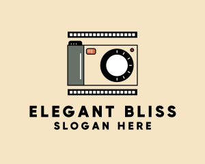 Camera Repair - Photography Film Camera logo design