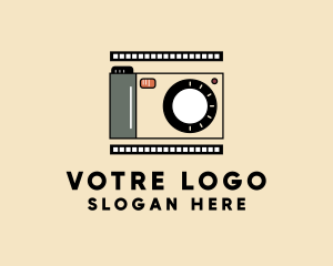 Camera Filter - Photography Film Camera logo design