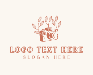 Retro - Camera Photography Vlog logo design