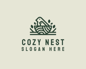 Nest - Robin Family Nest logo design