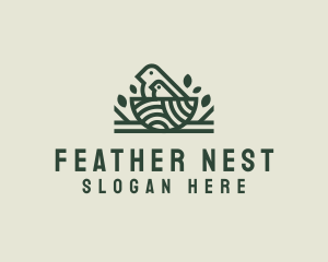 Robin Family Nest logo design