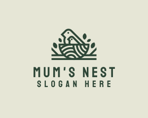 Robin Family Nest logo design