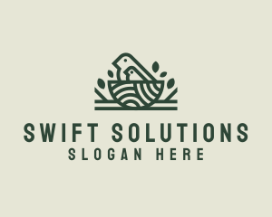 Swift - Robin Family Nest logo design