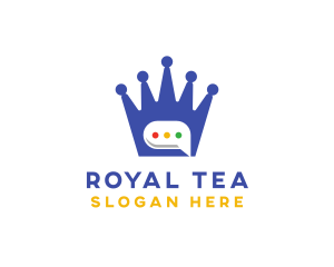 Royal Crown Messaging logo design