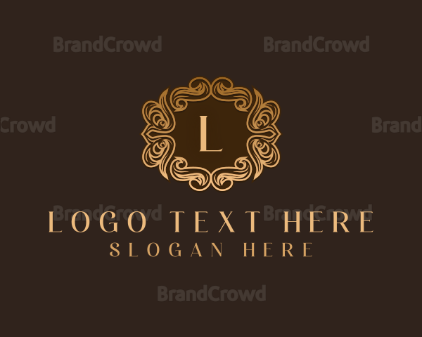 Floral Ornament Decoration Logo