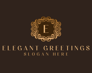 Floral Ornament Decoration logo design