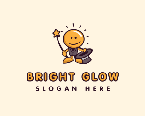Bulb - Light Bulb Magician logo design