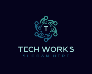 Cyber Tech Programming logo design