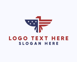 Patriotic - American Eagle Campaign Club logo design