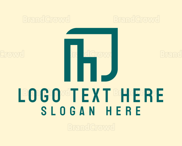 Modern Building Letter H Logo