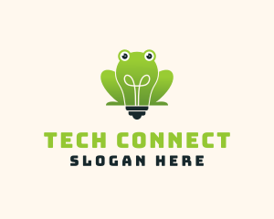 Incandescent - Frog Lightbulb Daycare logo design