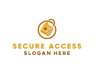 Passcode - Padlock Safe Security logo design
