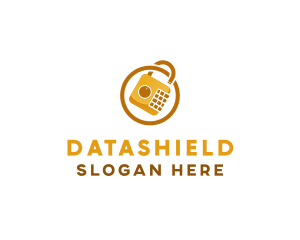 Padlock Safe Security logo design