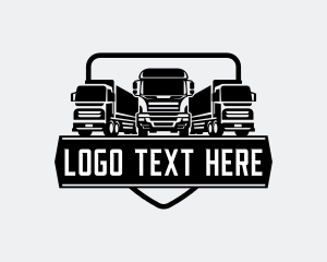 Truck - Truck Logistics Delivery logo design