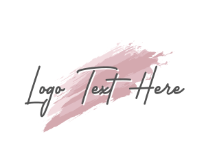 Makeup Artist - Makeup Stylist Wordmark logo design