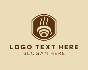 Hot - Hot Coffee Cup logo design