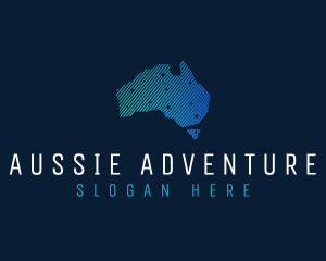 Aussie - Australia Tech Continent logo design