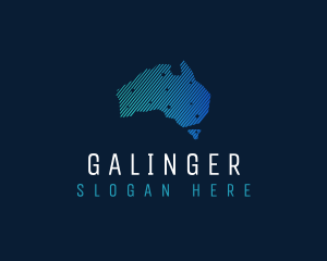 Digestive - Australia Tech Continent logo design