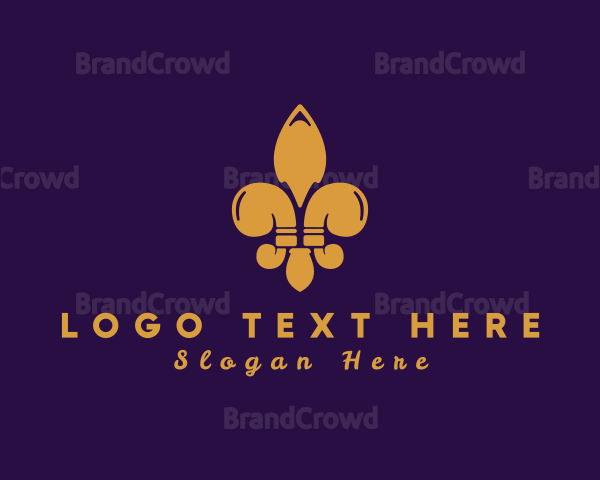 Fleur De Lis Spearhead Logo