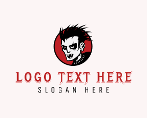 Sign Of The Horns - Rock Band Punk Music logo design