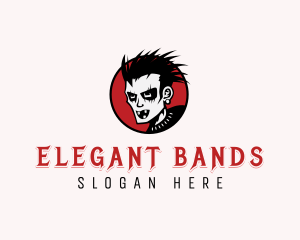 Rock Band Punk Music logo design