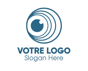 Electronics Boutique - Circle Loop Lens logo design