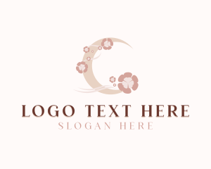 Boho - Moon Flower Boutique logo design