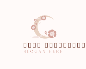 Moon - Moon Flower Boutique logo design