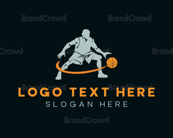 Professional Basketball Player Athlete Logo