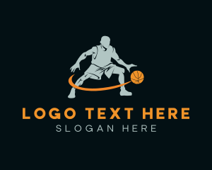 Basketball Player - Professional Basketball Player Athlete logo design