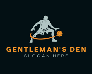 Professional Basketball Player Athlete logo design