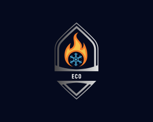Fuel - Industrial Fire Ice Energy logo design