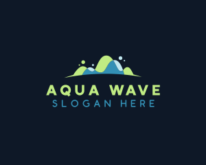 Abstract Digital Wave logo design