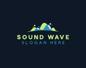 Abstract Digital Wave logo design