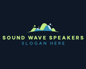 Abstract Digital Wave logo design