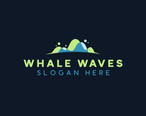 Abstract Digital Wave logo design