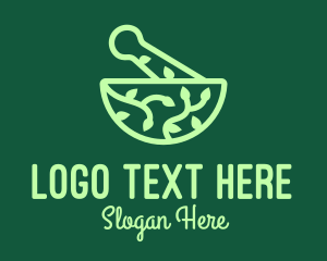 Drugstore - Green Natural Pharmacy logo design