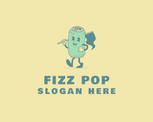 Soda - Retro Soda Can logo design